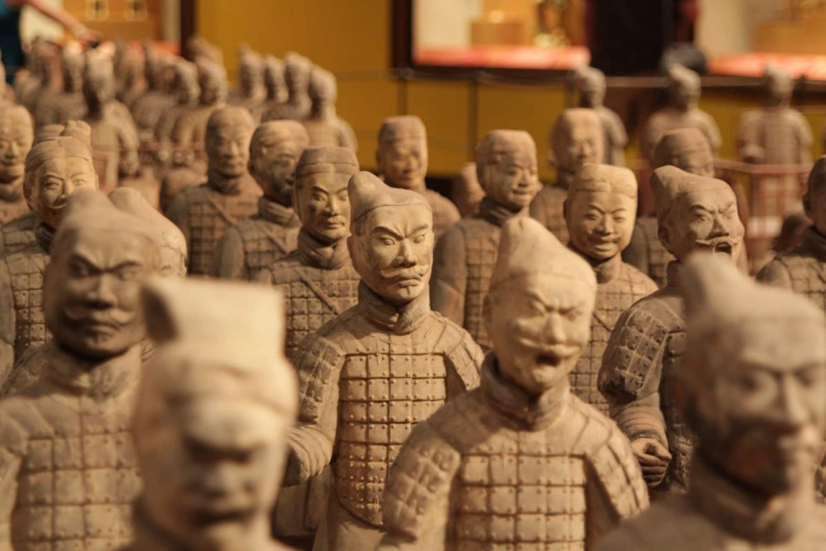 Los soldados de terracota de Quin Shi Huang Di