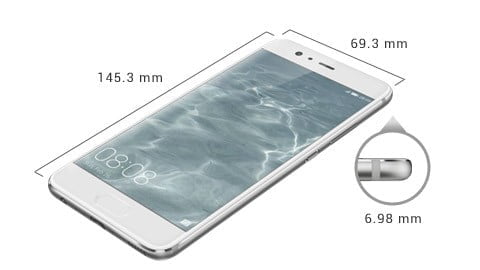 Huawei P10 Dimensiones